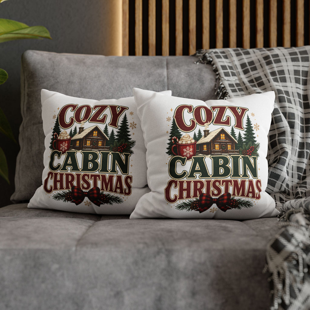 Christmas Cozy Cabin Christmas PillowcasePillowcase