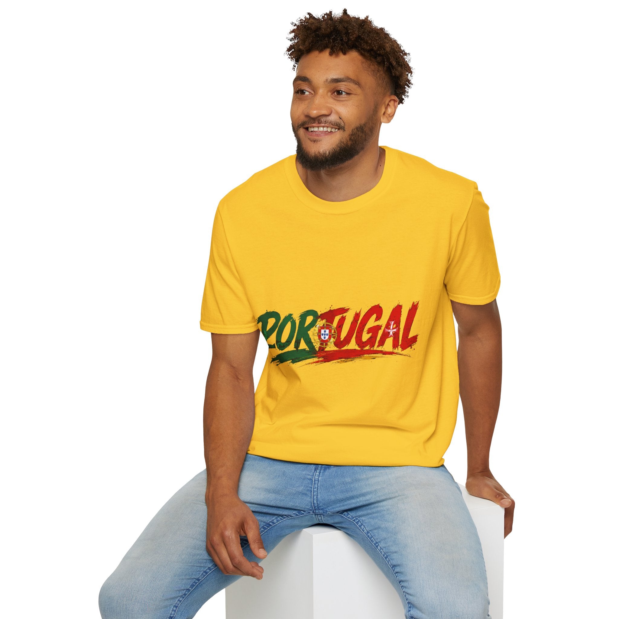 Portugal Flag Script T-Shirt — Portuguese Pride Tee