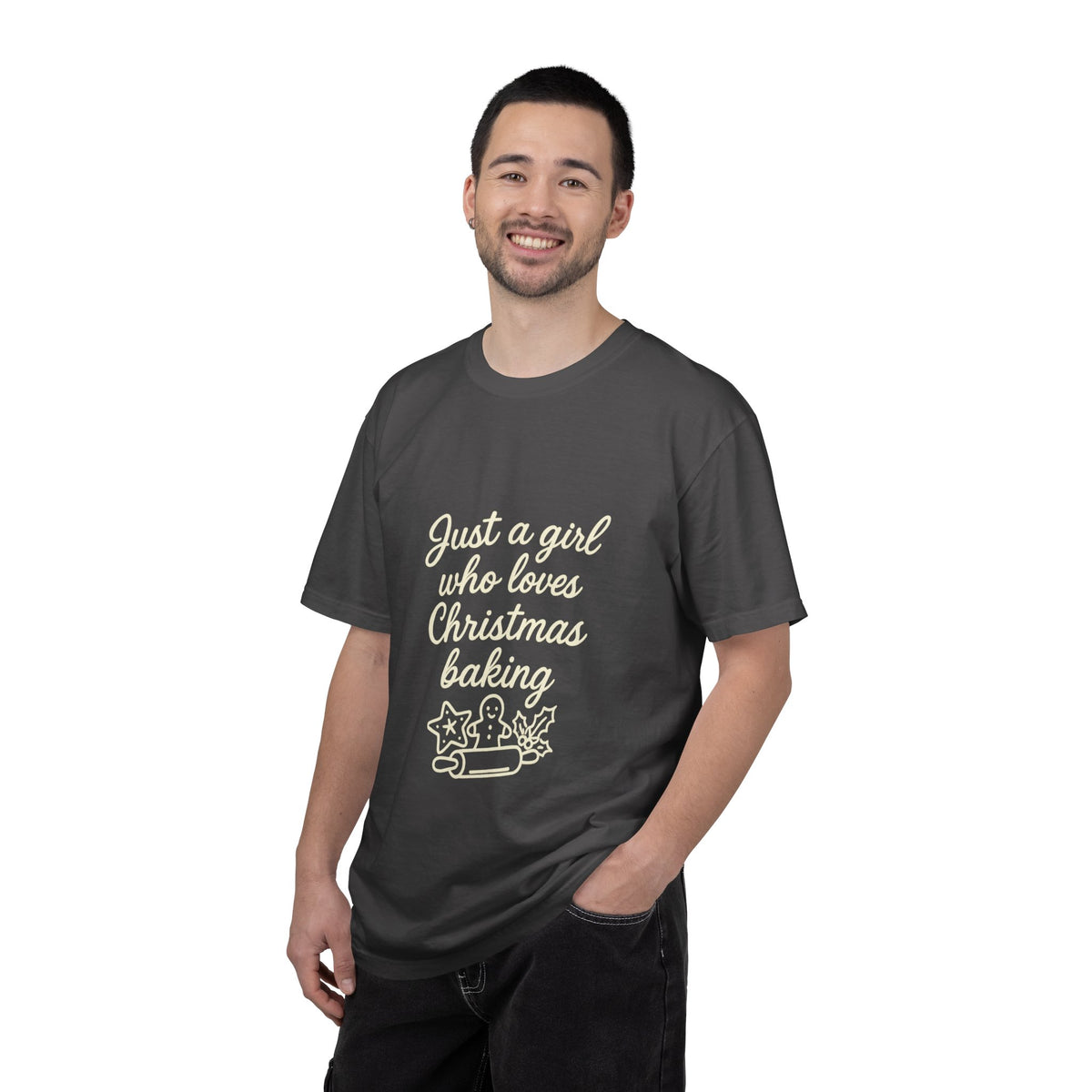 Christmas Baking T-Shirt — "Just a Girl Who Loves Christmas Baking" Holiday Tee- Trending Now - October 2026
