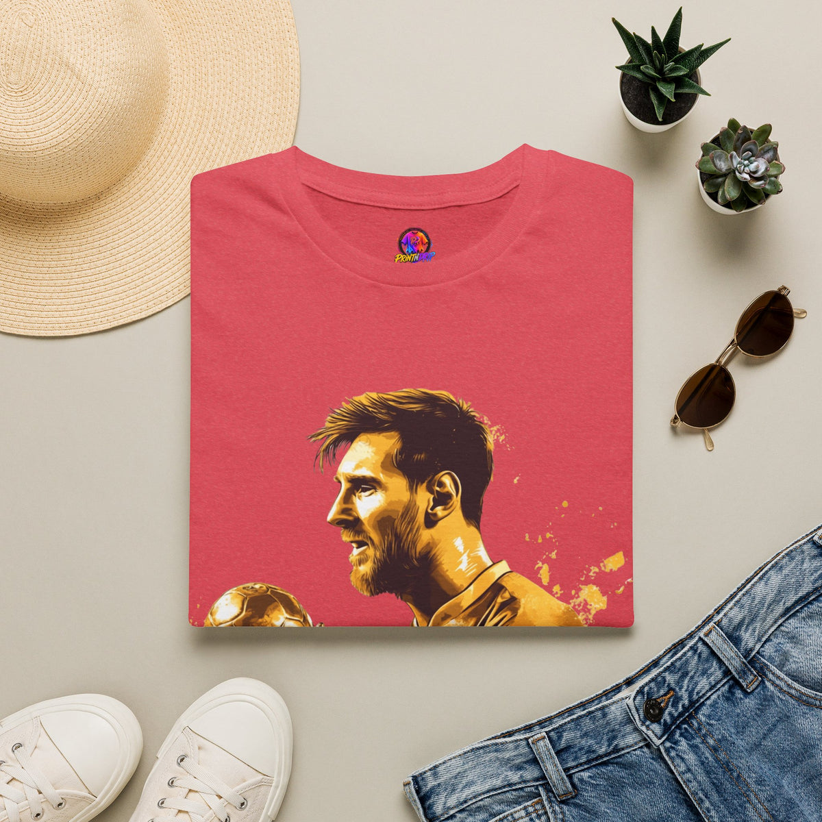 Minimal White T-Shirt — Classic Crewneck Tee