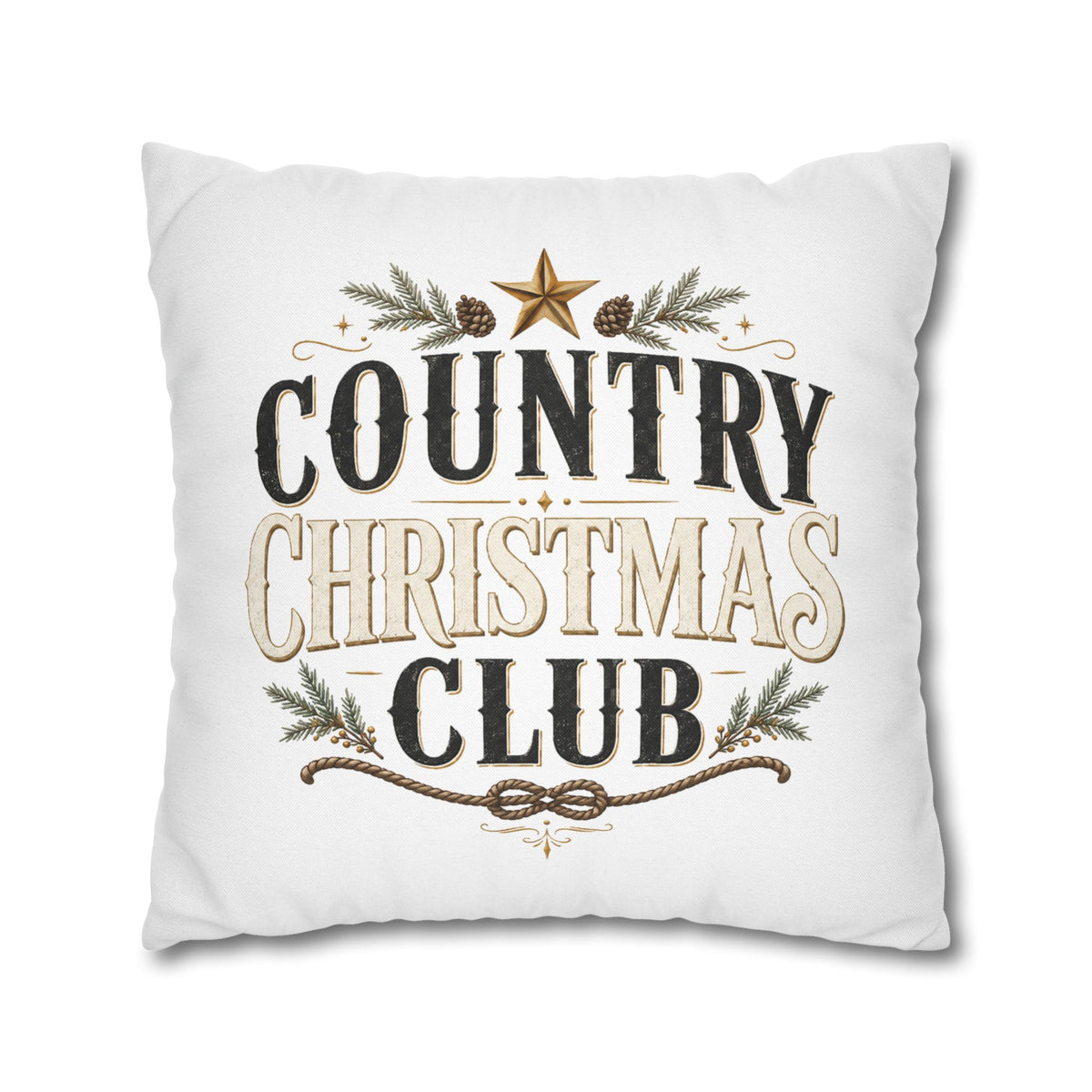 Christmas Country Christmas Club Pillowcase