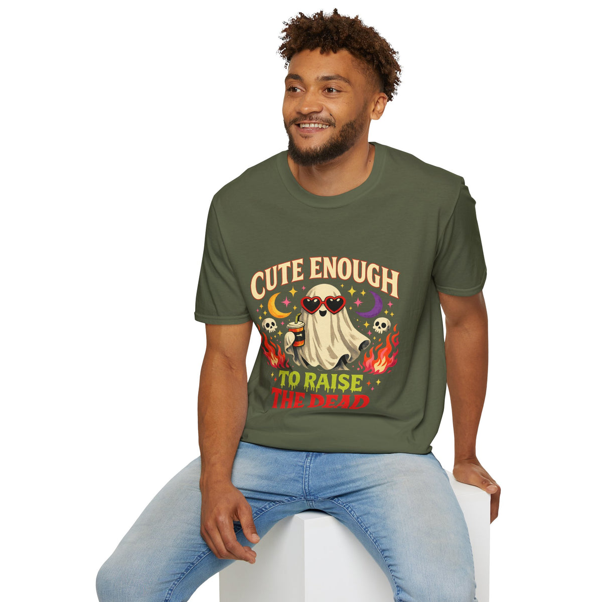 Halloween Cute Enough Unisex Softstyle T-Shirt
