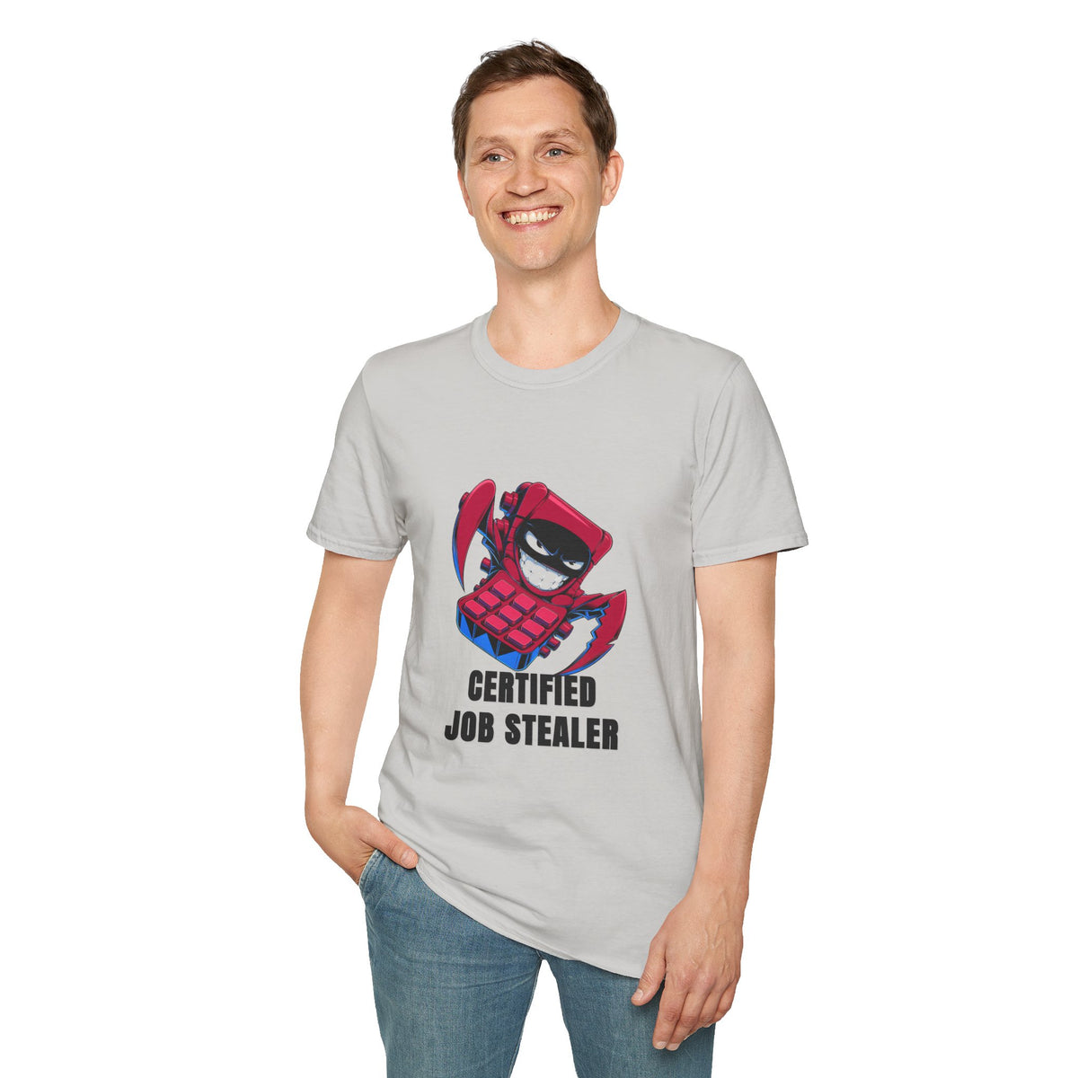Certified Job Stealer T-Shirt — Funny Cartoon Ninja Heist Tee - Trending Now - August 2026
