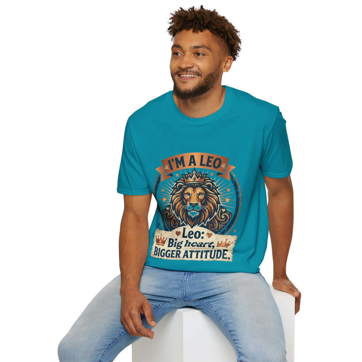 Leo Zodiac T-Shirt — "I’m a Leo: Big Heart, Bigger Attitude"