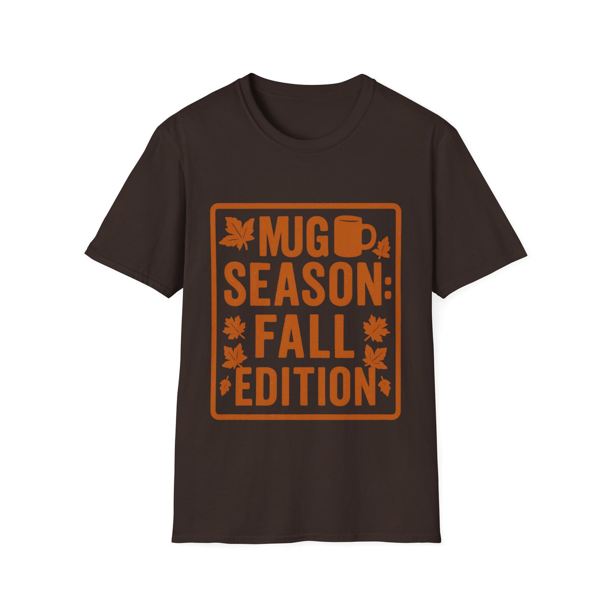 "Mug Season Fall Edition" Retro Aesthetic Graphic Tee - Cozy Autumn Vibe White T-Shirt - Trending Now - September 2026