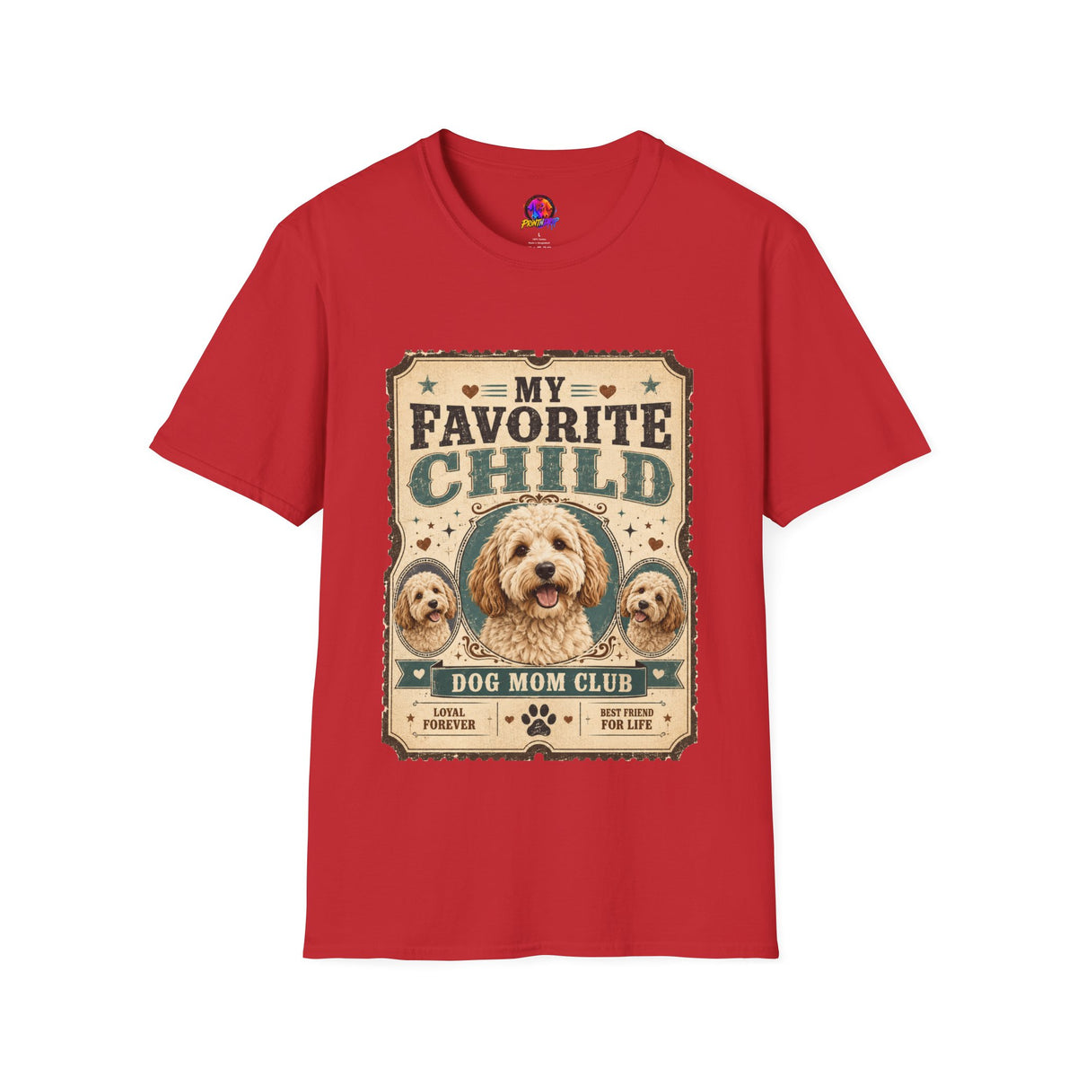 Favorite Child T-Shirt — "My Favorite Child" Dog Mom Club Vintage Tee