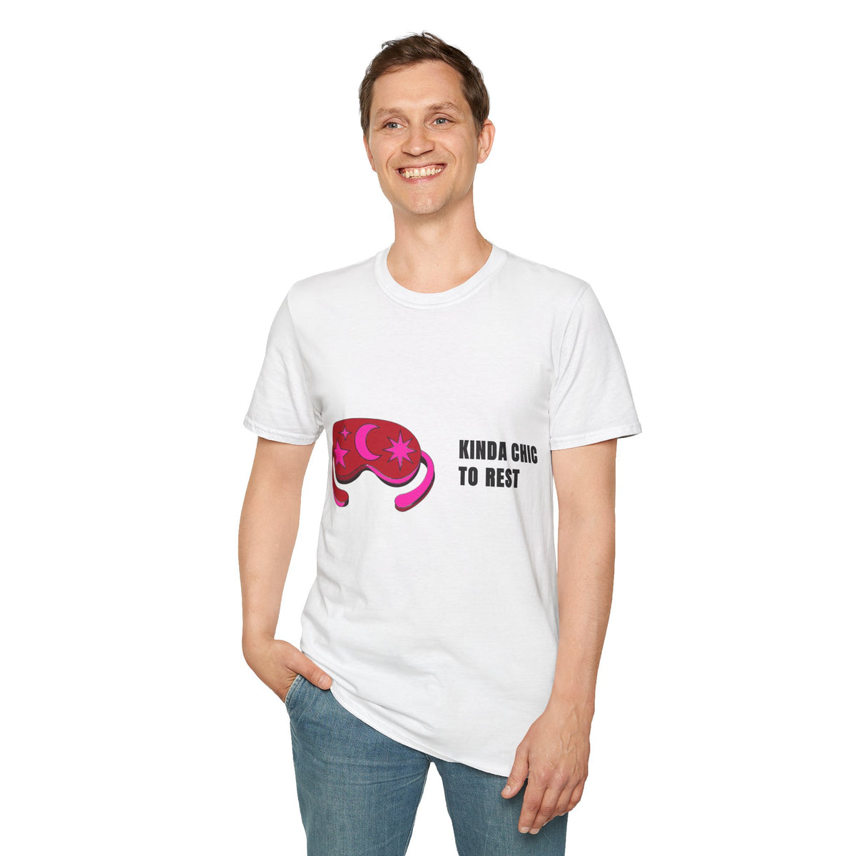 T-Shirt — "Kinda Gotta Rest" Pink Moon Graphic Tee - Trending Now - September 2026