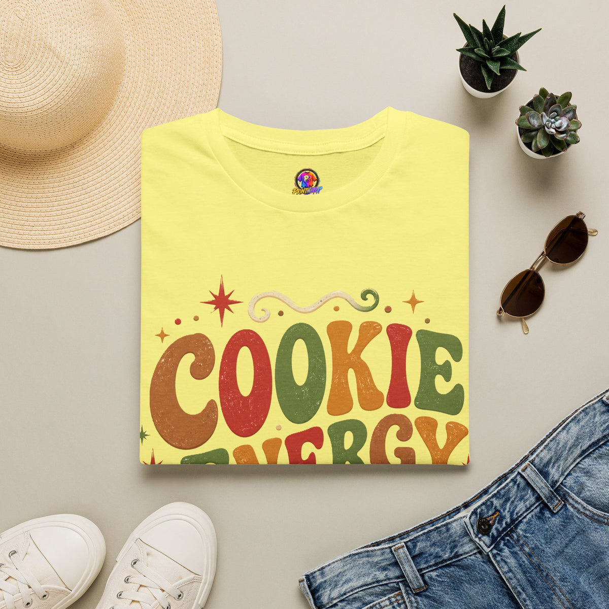 Cookie Energy Only T-Shirt — Festive Gingerbread Holiday Tee