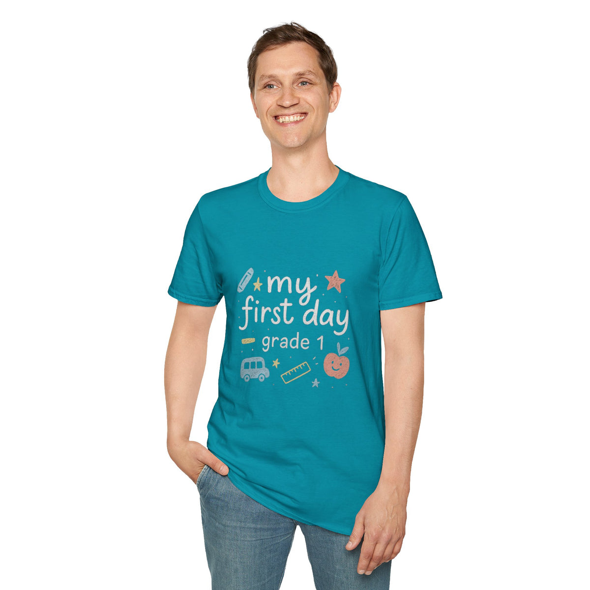 My First Day T‑Shirt — Cute Back-to-School Graphic Tee (My First Day, Grade 1) - Trending Now - August 2026