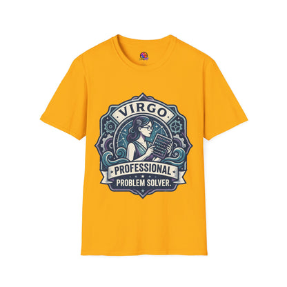 Virgo 'Professional Problem Solver' T-Shirt — Zodiac Astrology Tee for Women