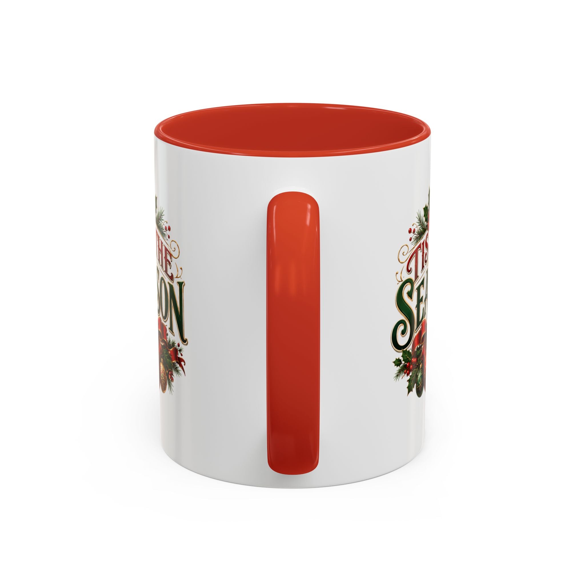 Tis The Season Accent Coffee Mug - Holiday Christmas Coffee Cup