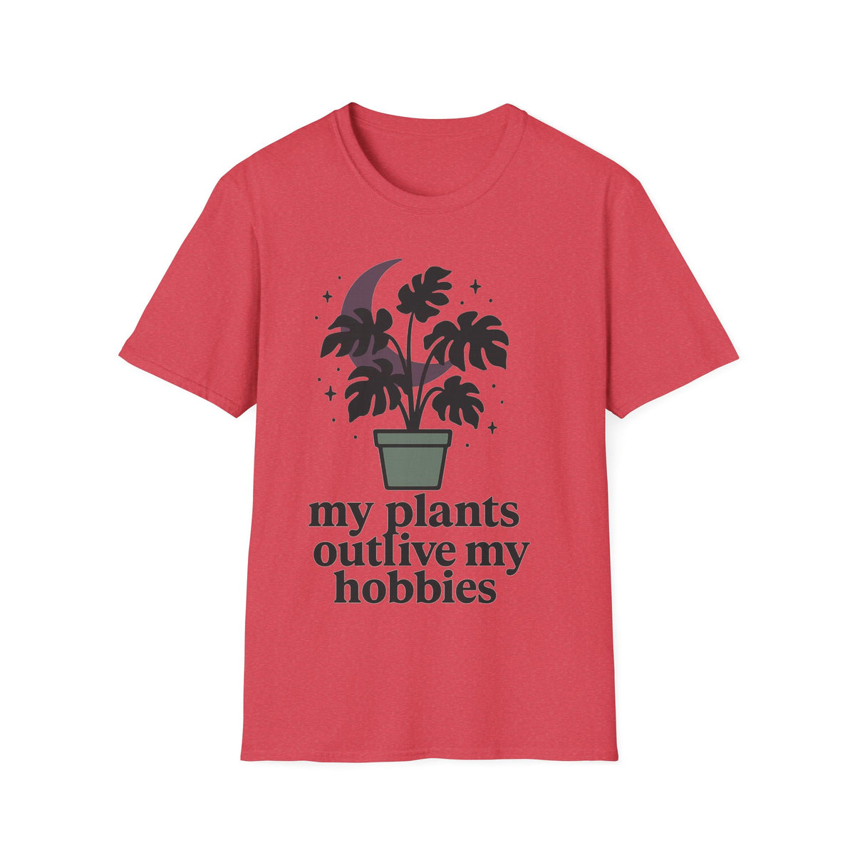 Botanical Moon Plant T-Shirt — “Plants Make Me Happy” Graphic Tee - Trending Now - September 2026
