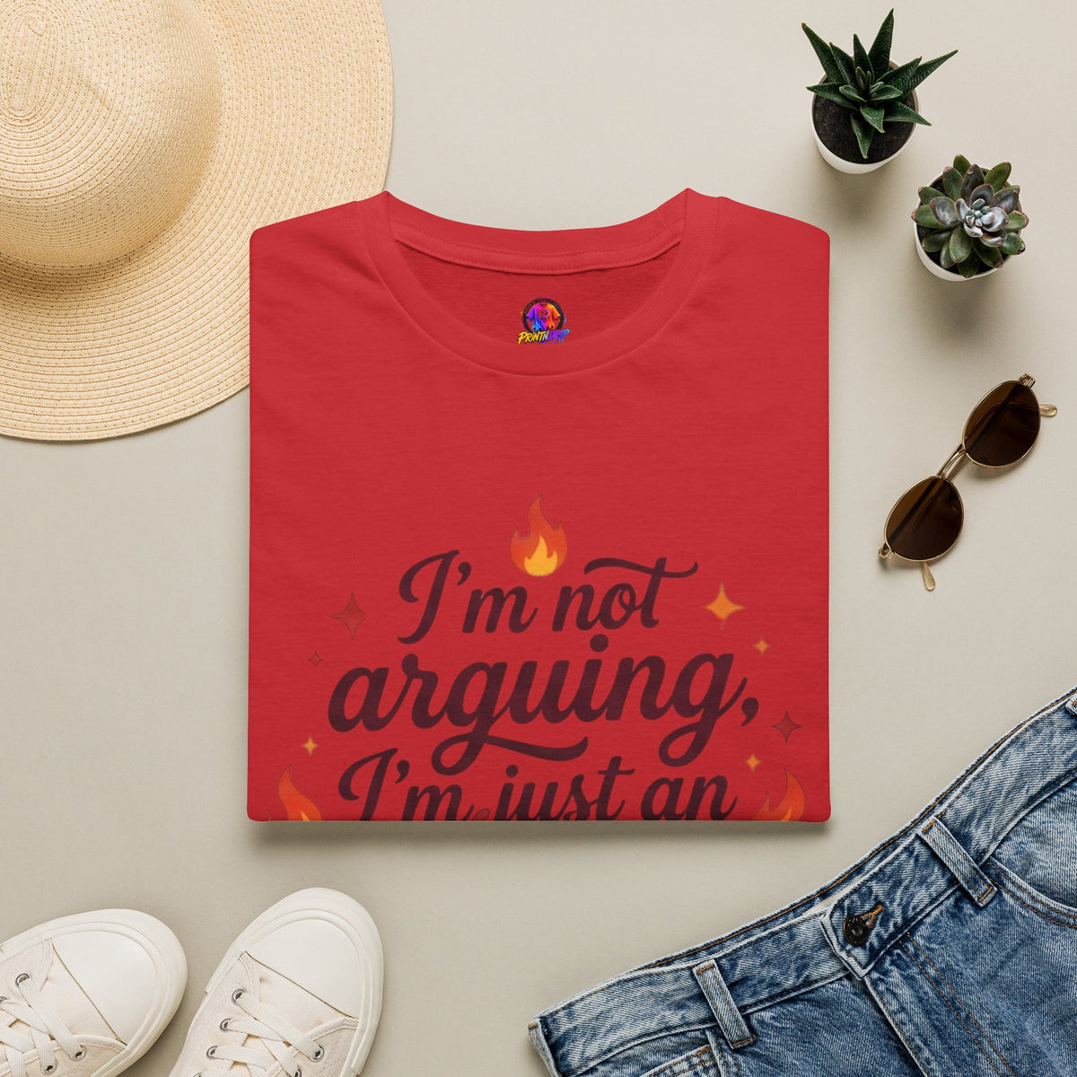 Aries Zodiac Tee — “I’m Not Arguing, I’m Just an Aries Explaining Why I’m Right”