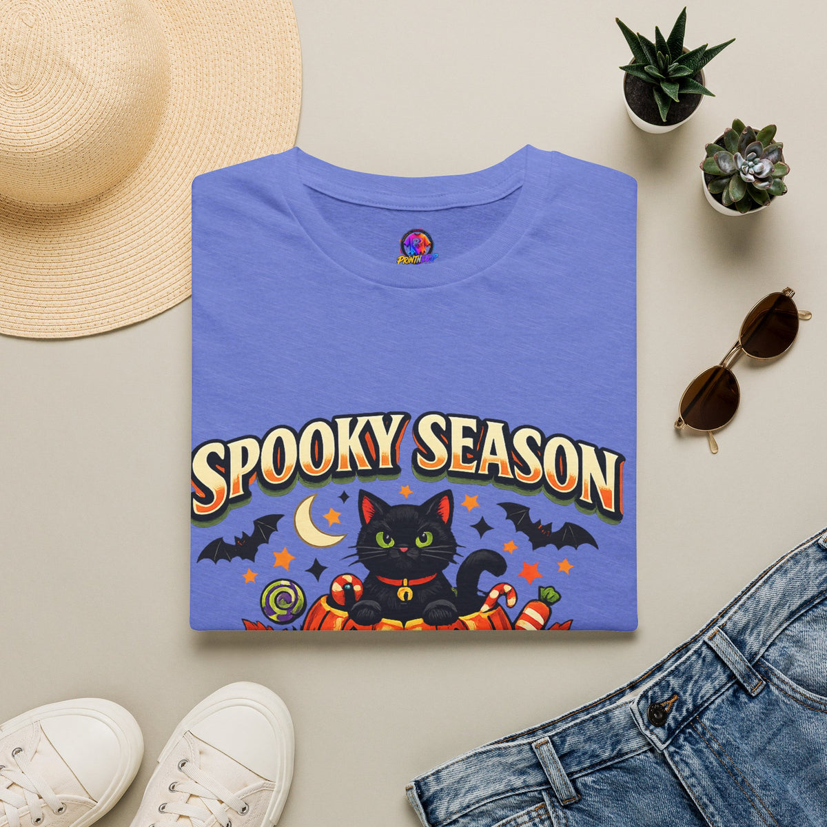 Halloween Spooky Season Unisex Softstyle T-Shirt
