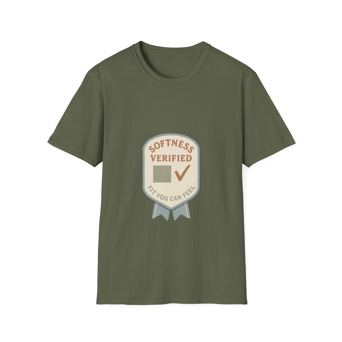 Softness Verified Badge T-Shirt — Cozy Comfort Graphic Tee - Trending Now - October 2026