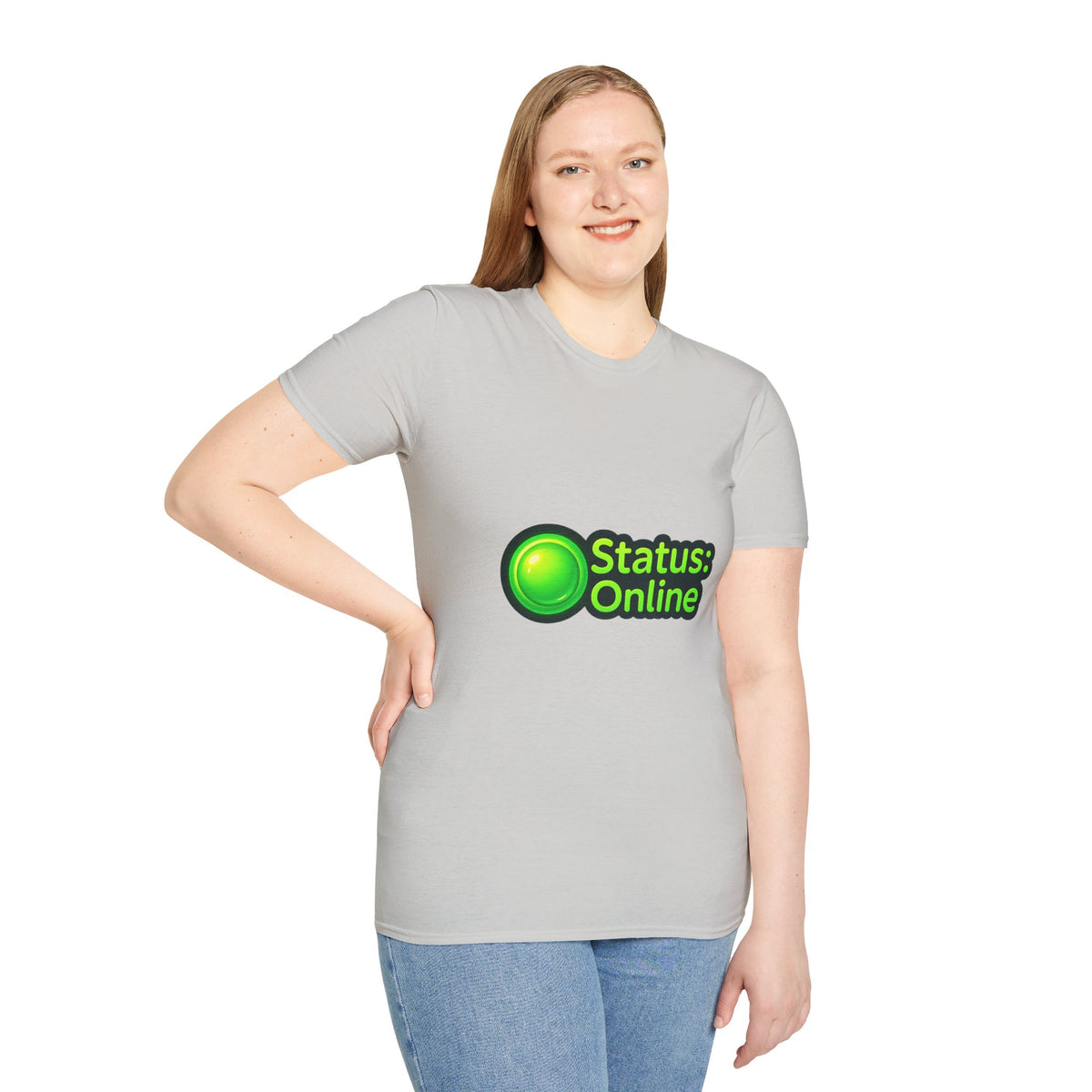 Status Online T-Shirt — Green Online Status Icon Tee - Trending Now - October 2026