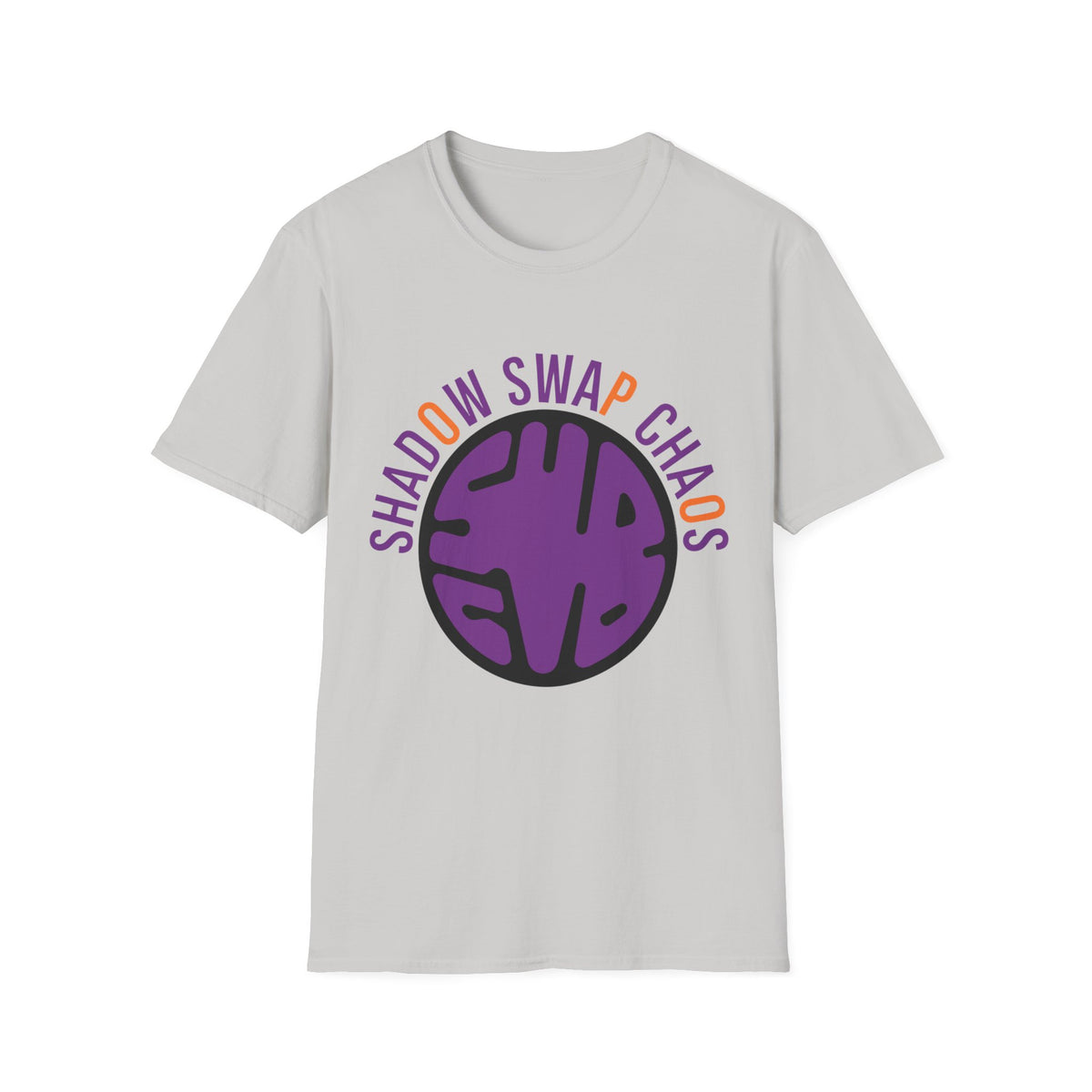 T-Shirt — "Shadow Swap Chaos" Purple Brain Graphic Tee - Trending Now - August 2026