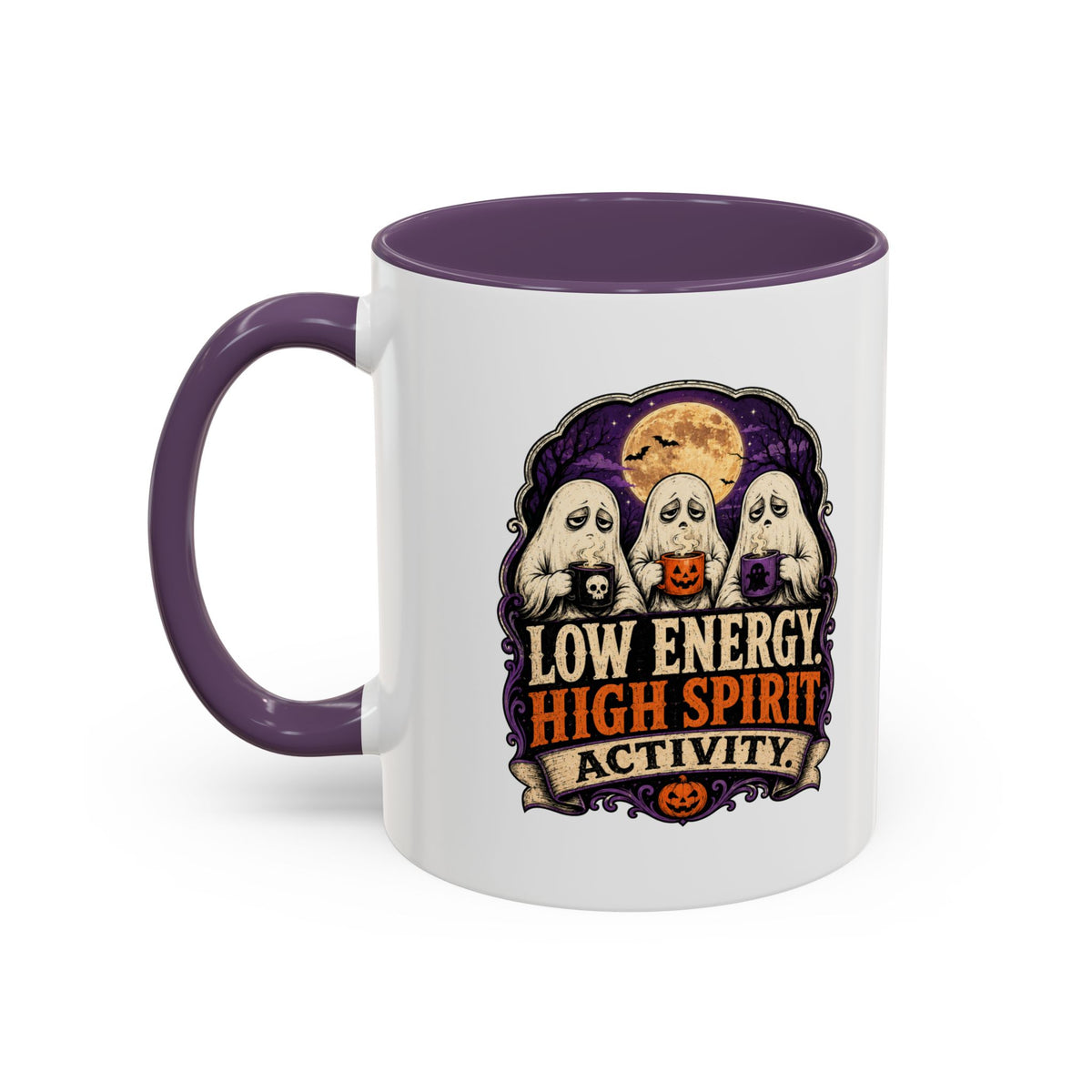 Halloween  Low Energy High Spirit Accent Coffee Mug