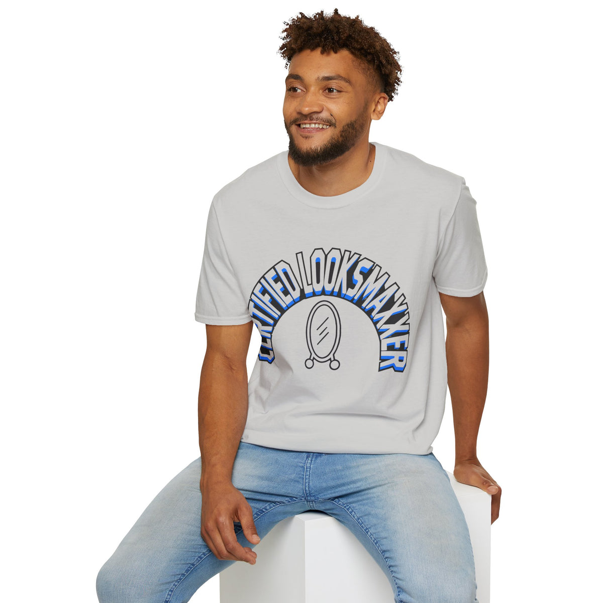 T-Shirt — "Certified Looksmaker" Graphic Tee with Hand Mirror Design - Trending Now - August 2026