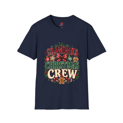 T-Shirt — Grandma's Christmas Crew Holiday Tee