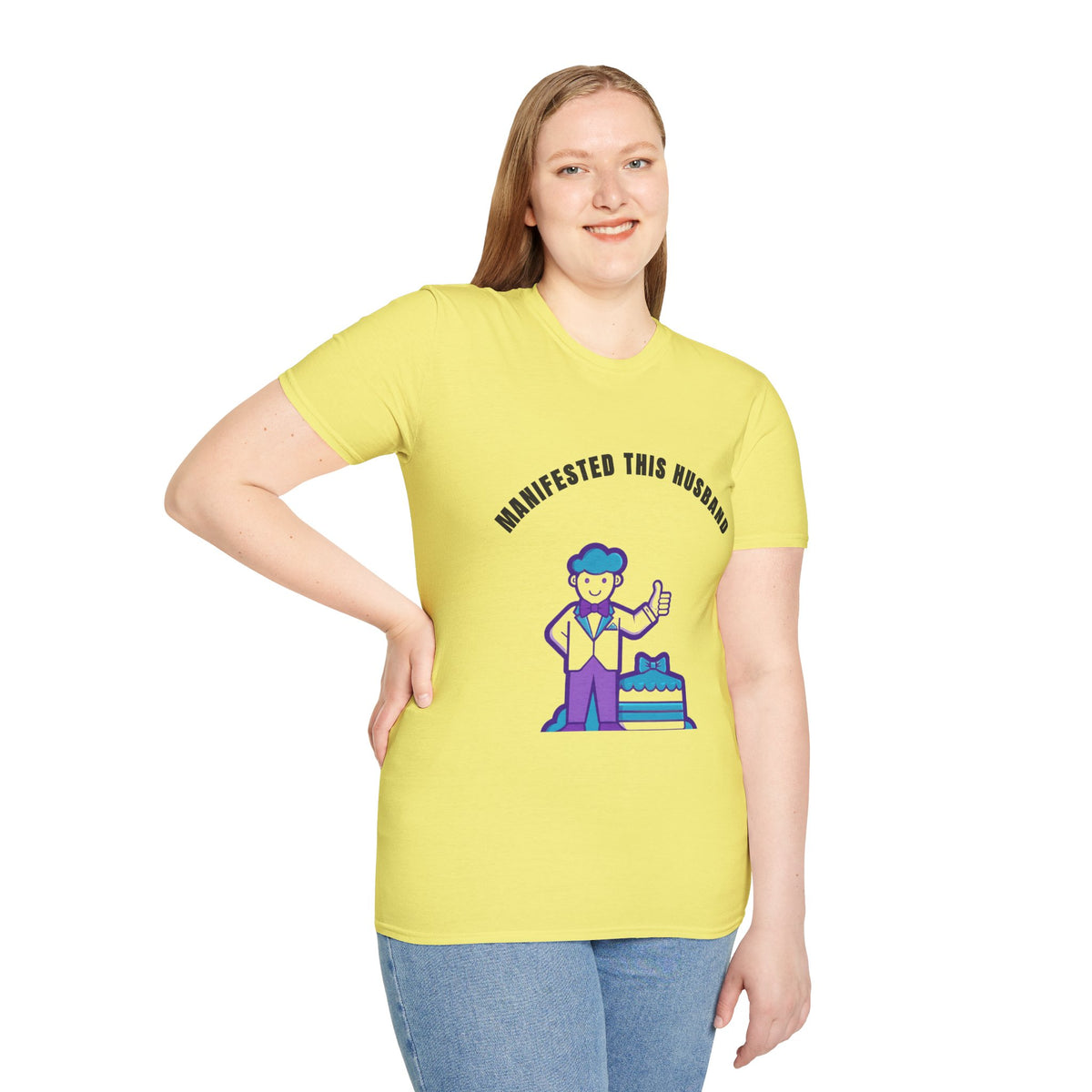 Manifested This Husband T-Shirt — Funny Couple Gift Tee - Trending Now - September 2026