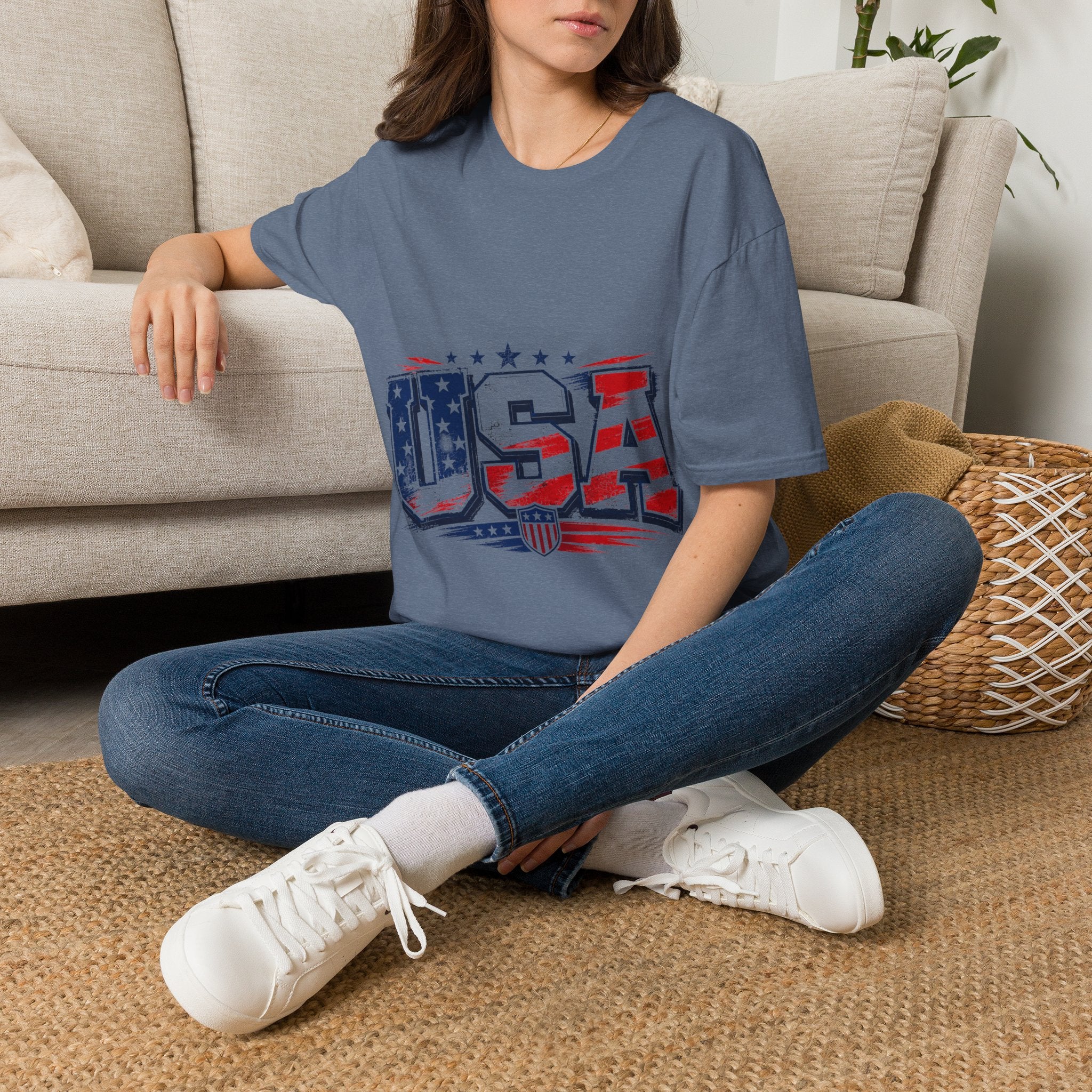 USA Flag Graphic T-Shirt — Patriotic American Pride Tee