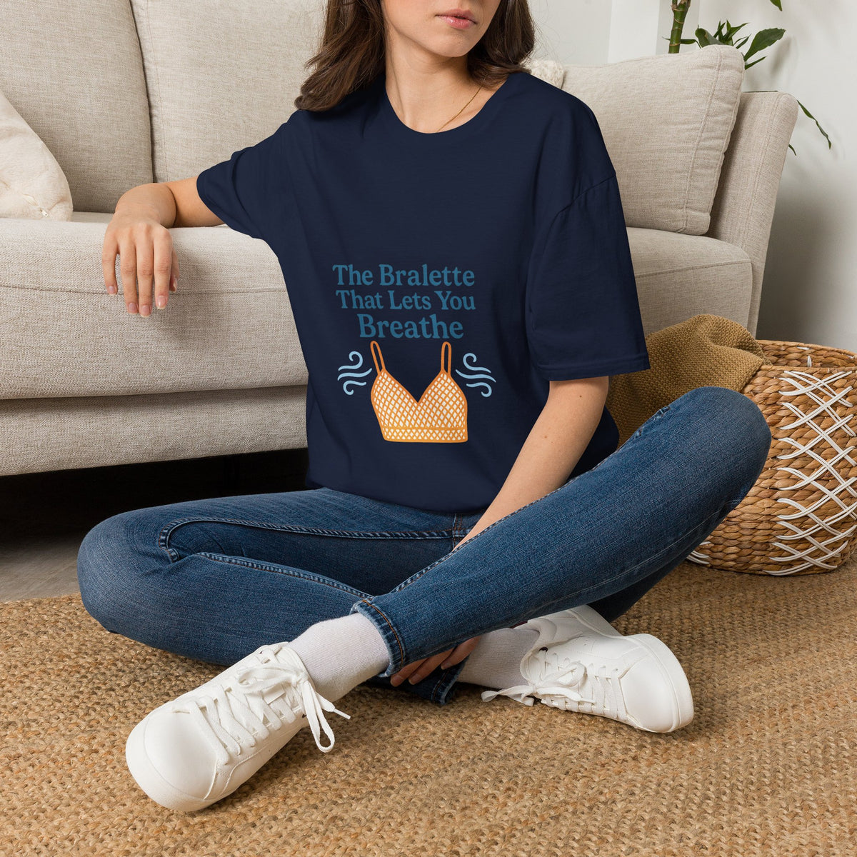 T-Shirt — "The Bralette That Lets You Breathe" Graphic Tee - Trending Now - October 2026
