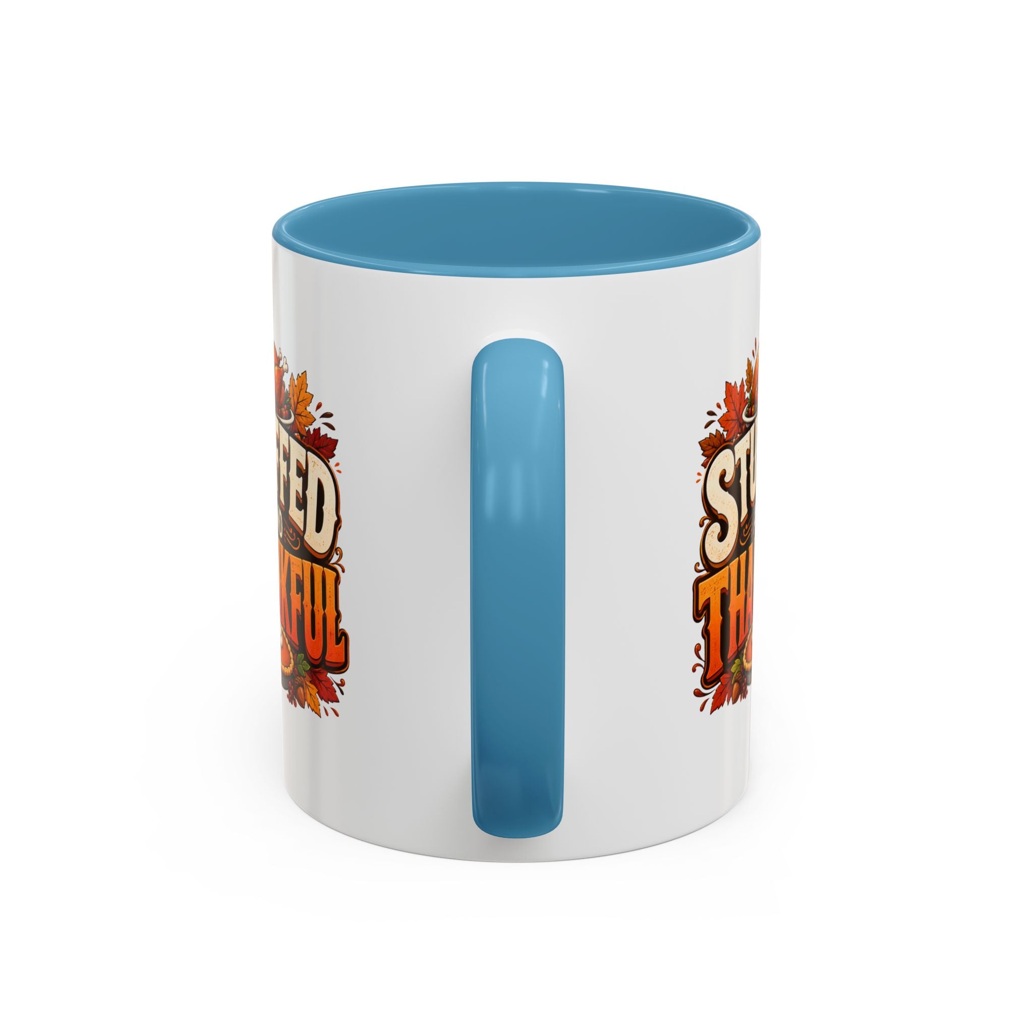 Thanksgiving Mug Stuffed and Thankful Thanksgiving Coffee Mug