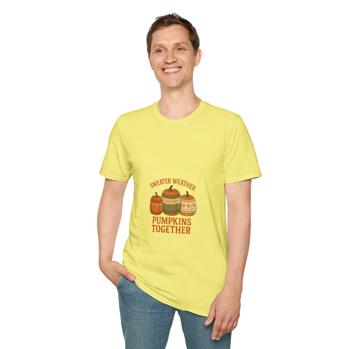 Pumpkins Together T‑Shirt — 'Sweater Weather' Fall Pumpkin Graphic Tee - Trending Now - October 2026