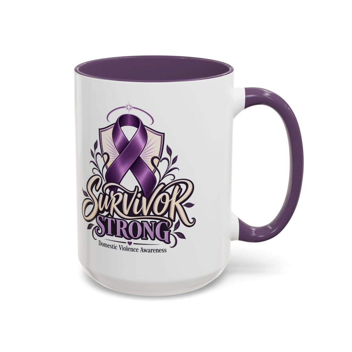 Domestic Violence Awareness Survivor Strong Coffee Mug