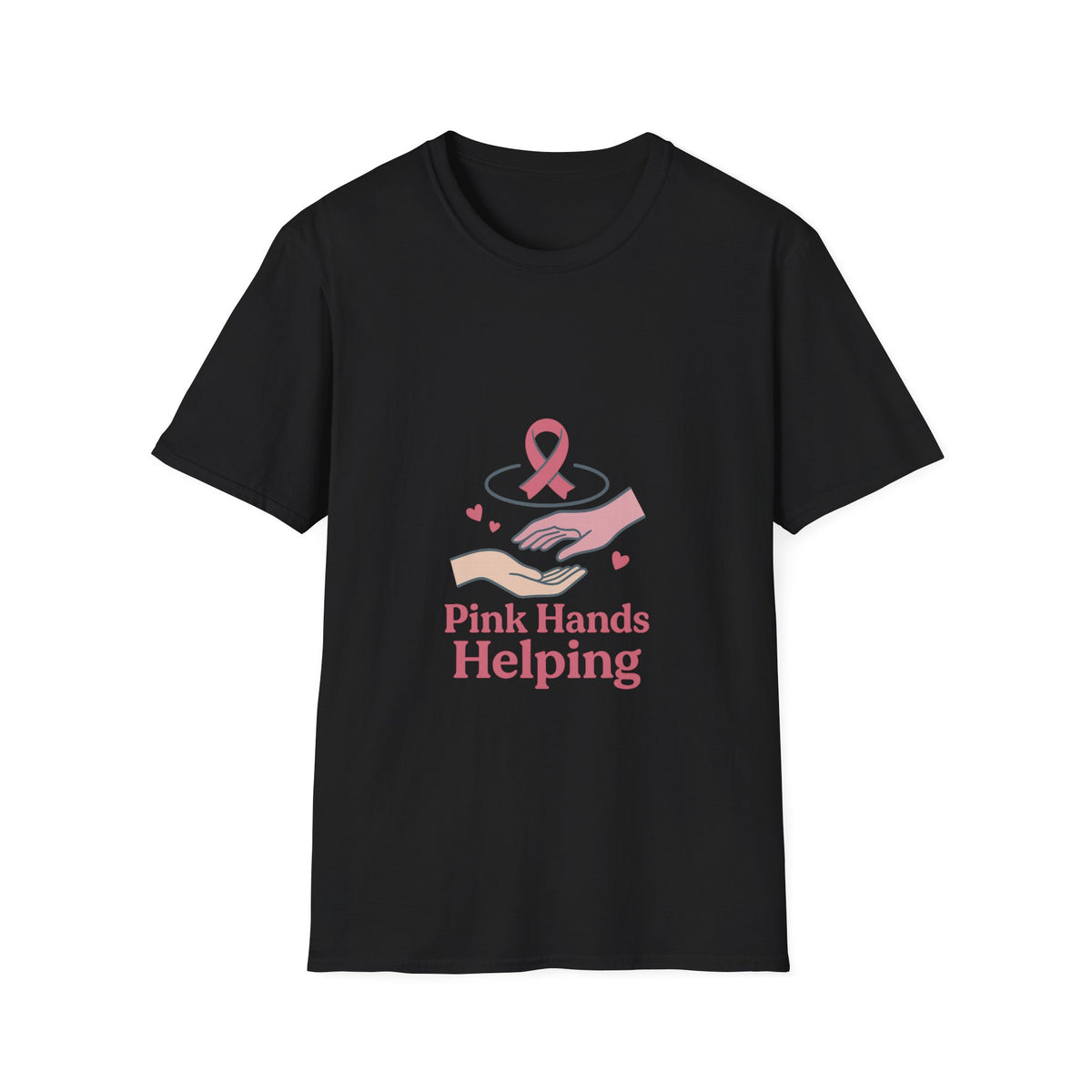 Breast Cancer Support T-Shirt — Pink Hands Helping Tee - Trending Now - October 2026