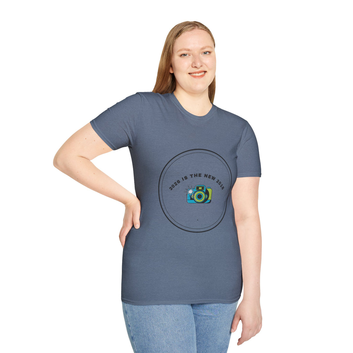 2026 Is The New 2018 T-Shirt — Vintage Camera Graphic Tee - Trending Now - September 2026