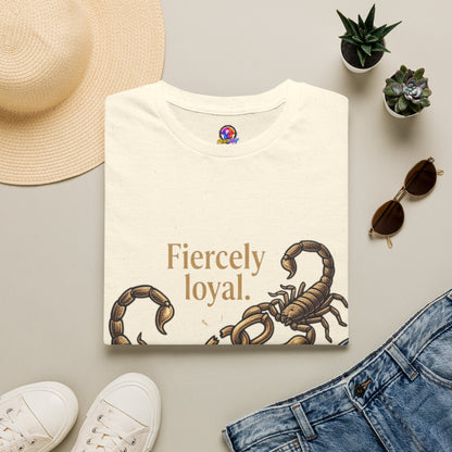 Scorpio T-Shirt — Fiercely Loyal, Easily Detached Zodiac Tee