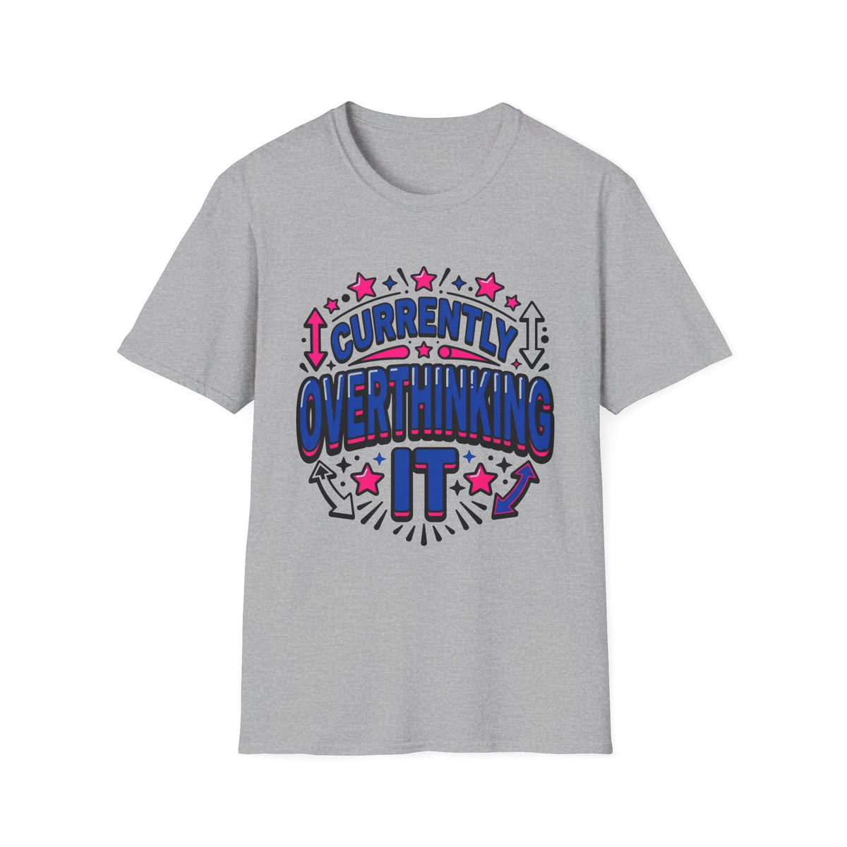 Currently Celebrating T-Shirt — Retro Neon Festival Graphic Tee - Trending Now - August 2026