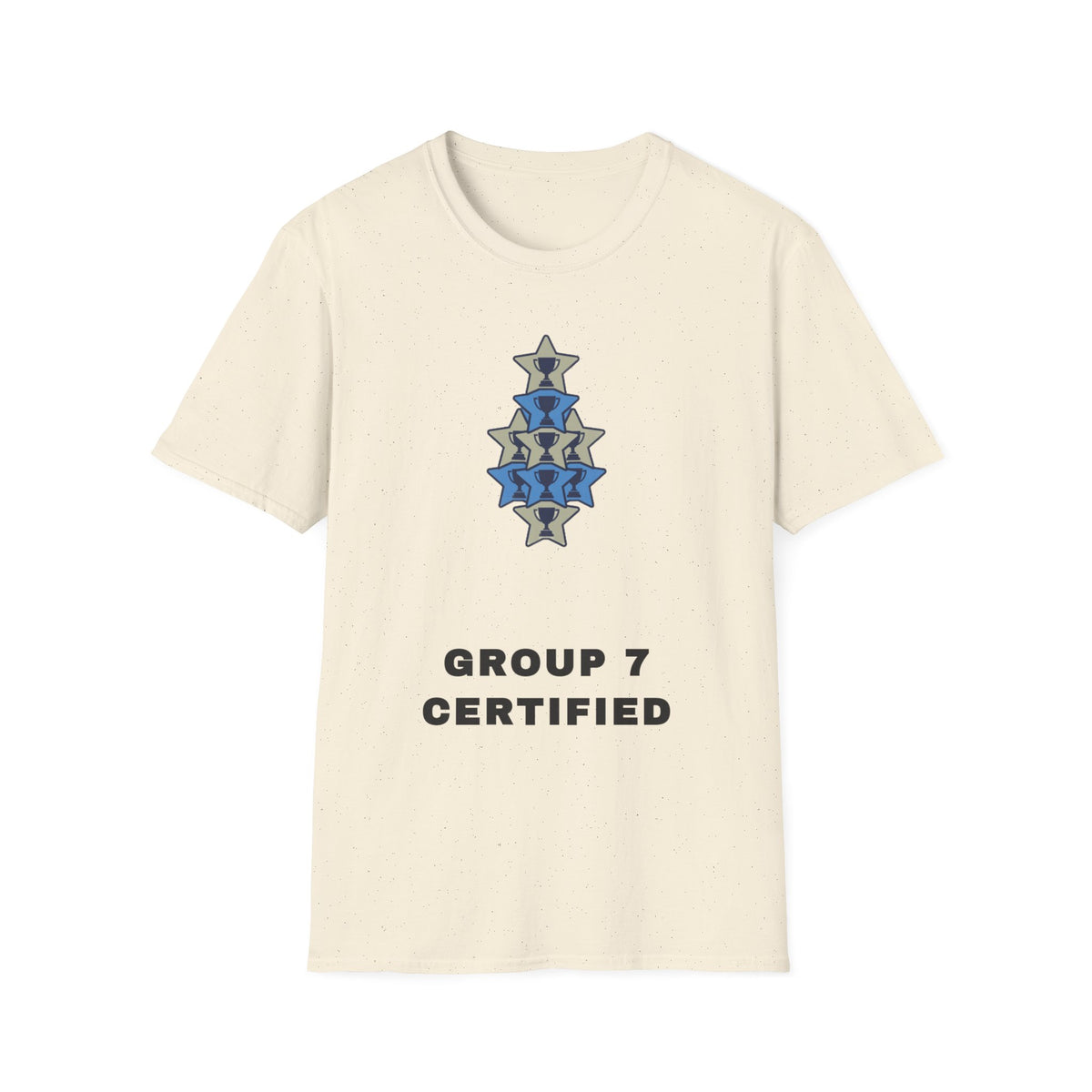 T-Shirt — 'Group 7 Certified' Minimal Star Crest Graphic - Trending Now - September 2026