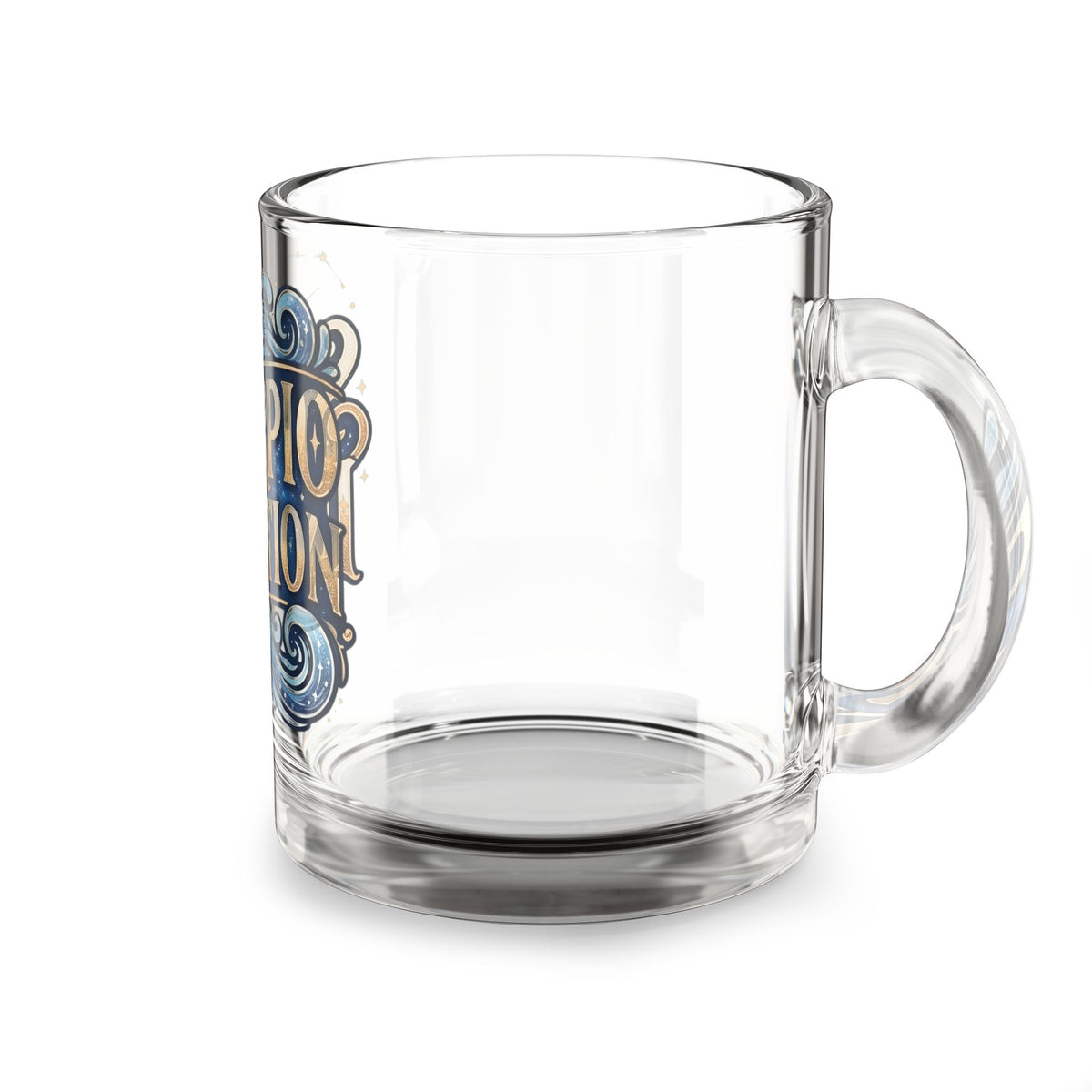 Scorpion Glass Mug Scorpio Intuition Glass Mug — 10oz Zodiac Coffee Cup