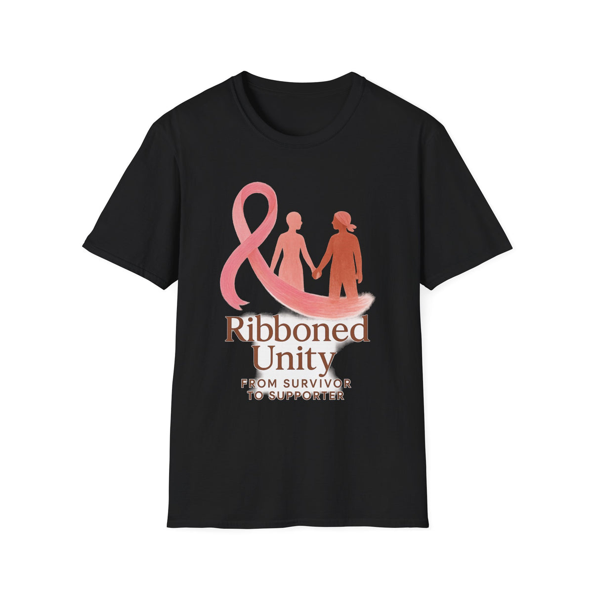 Ribboned Unity From Survivor To Supporter T-Shirt, Breast Cancer Community Tee - Trending Now - September 2026