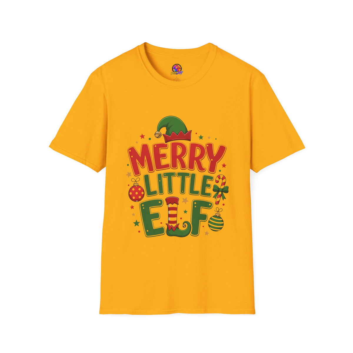 Merry Little Elf T-Shirt — Festive Christmas Holiday Tee