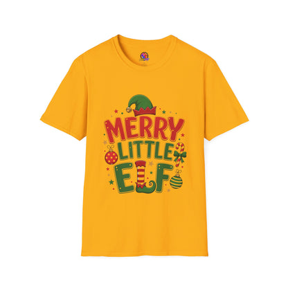 Merry Little Elf T-Shirt — Festive Christmas Holiday Tee