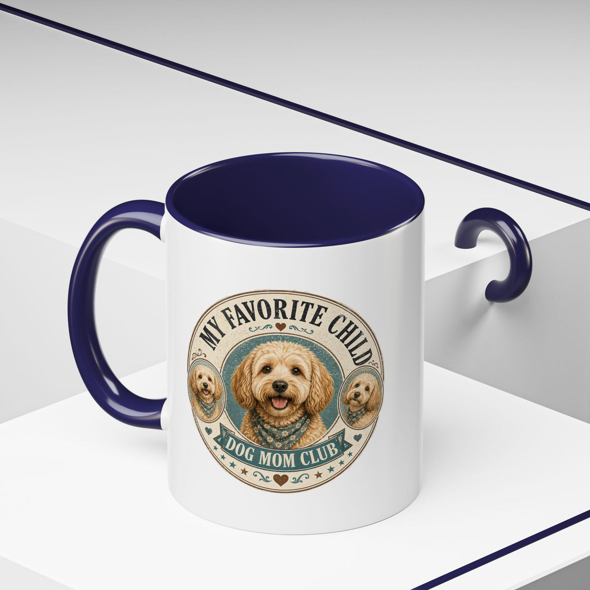 Milo Bailey Dog Dad Mom Dog Mom Coffee Mug — "My Favorite Child" Accent Mug