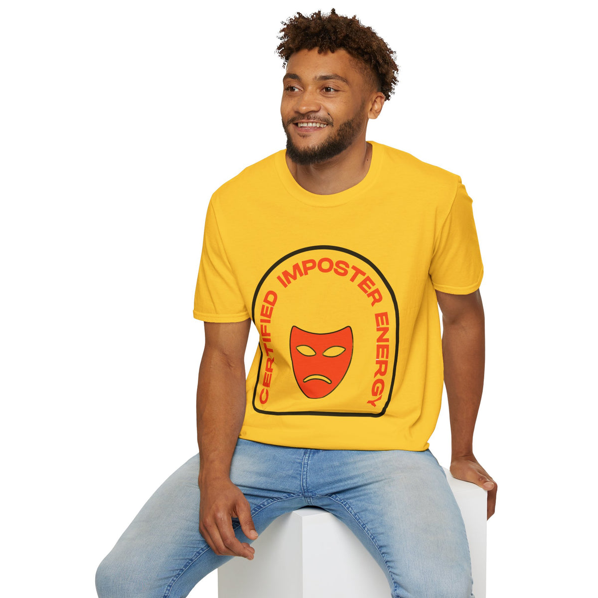 Certified Imposter Energy T-Shirt — Funny Sarcastic Graphic Tee - Trending Now - August 2026