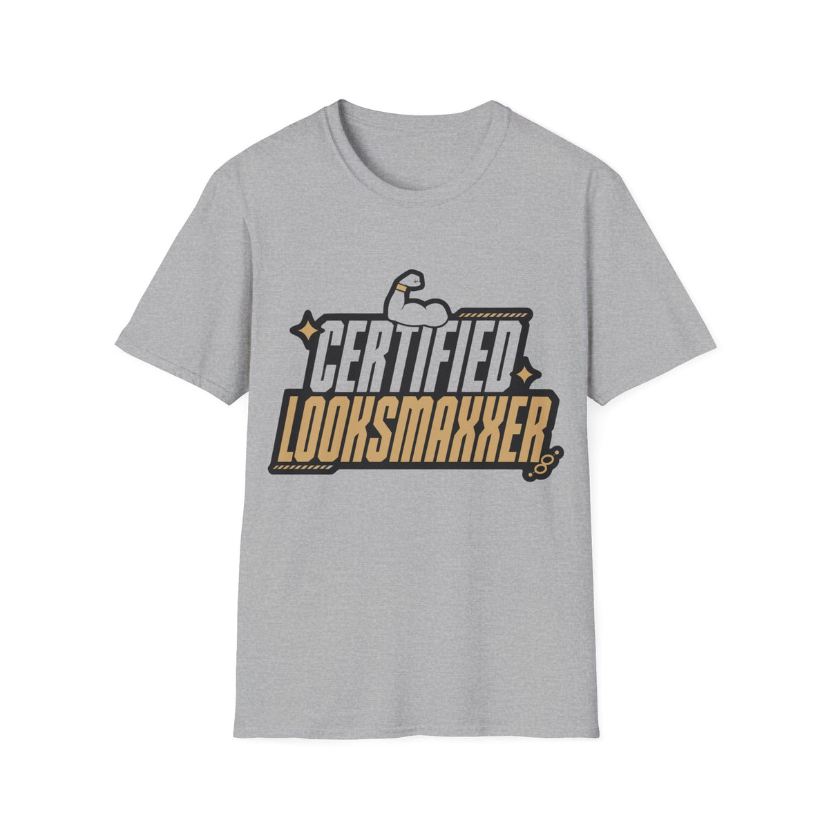 Certified Looksmaxxer T-Shirt — Funny Fitness & Glow-Up Tee - Trending Now - August 2026