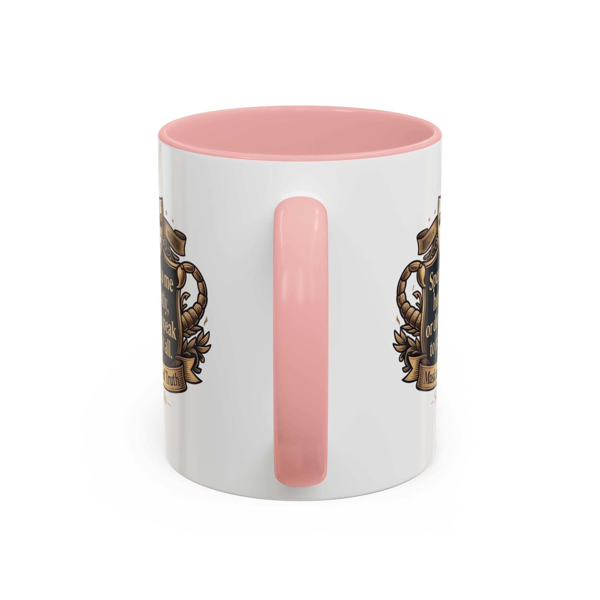 Scorpio Coffee Mug — "Speak to Me Honestly" Zodiac Accent Mug 11oz