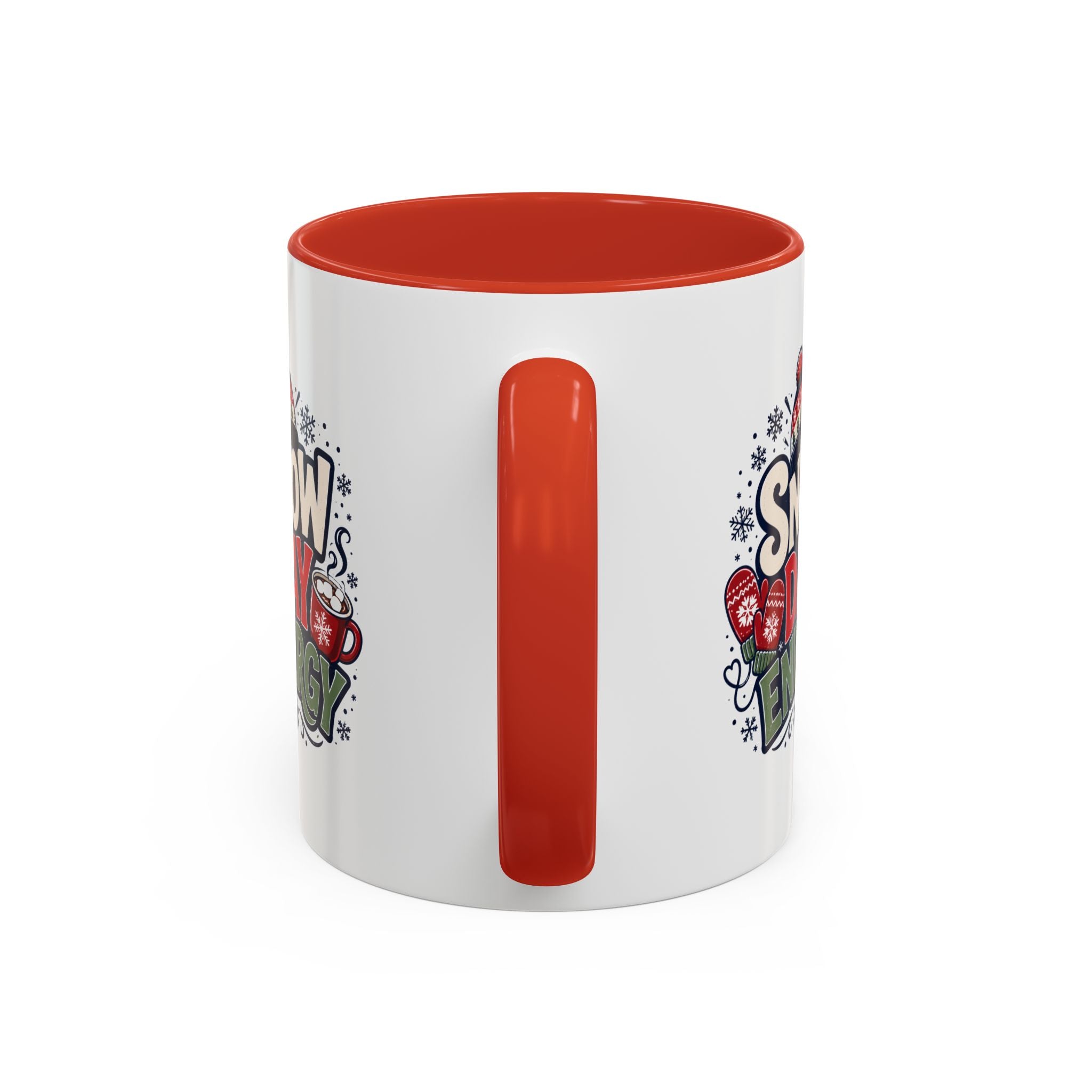 Snow Day Energy Coffee Mug — Winter Hot Cocoa Holiday Drinkware