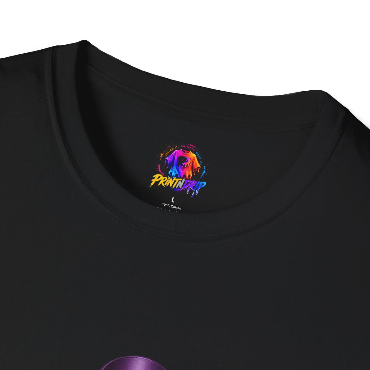 Worthy of Peace Purple Ribbon Domestic Violence  Awareness T-Shirt