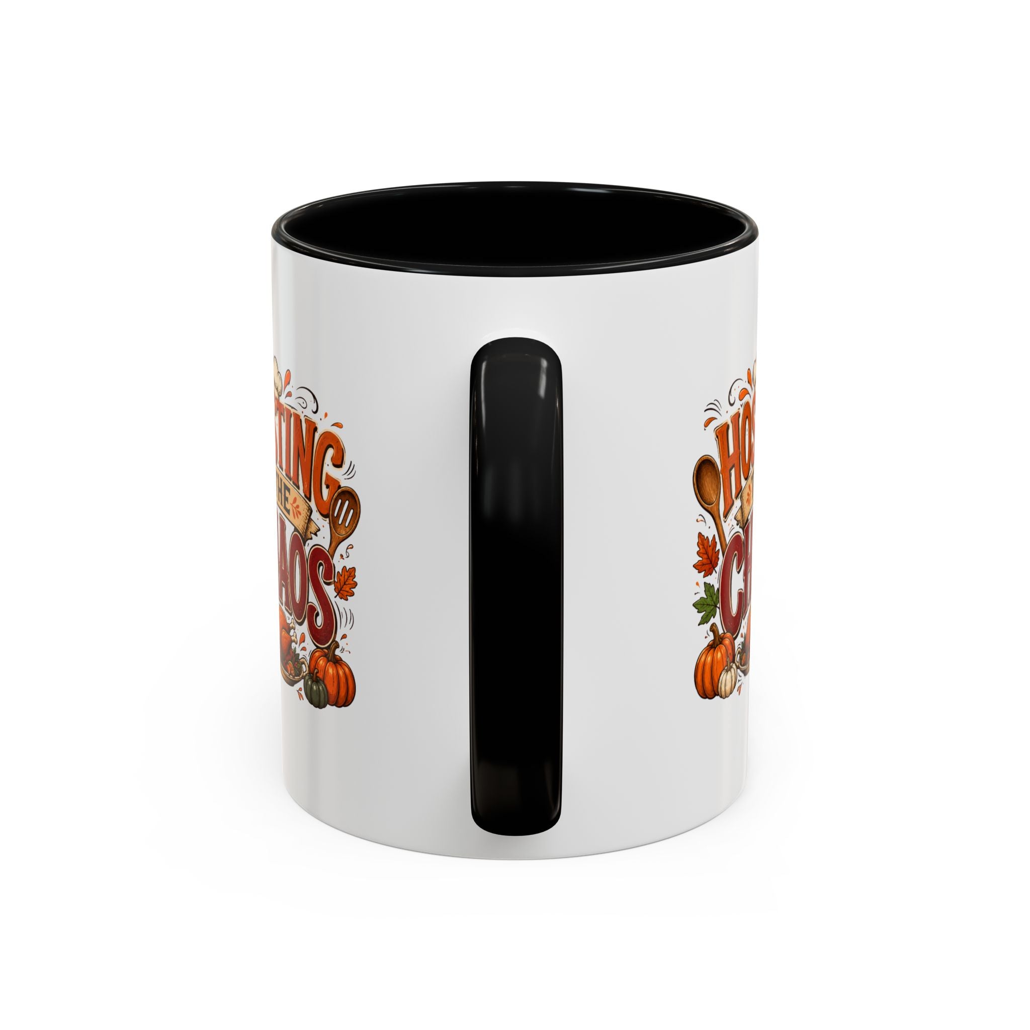 Thanksgiving Mug Hosting the Chaos Accent Coffee Mug — Thanksgiving Pumpkin Fall Kitchen Gift