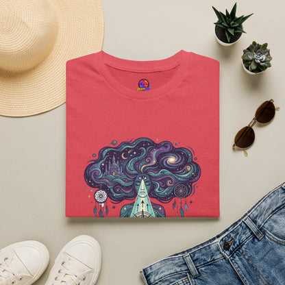 Dreamy Meditation T-Shirt — 'Guided by dreams, ruled by intuition' Spiritual Art Tee