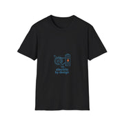 "Electric By Design" Sustainable EV Graphic Tee - Future Mobility Tech White T-Shirt - Trending Now - September 2026
