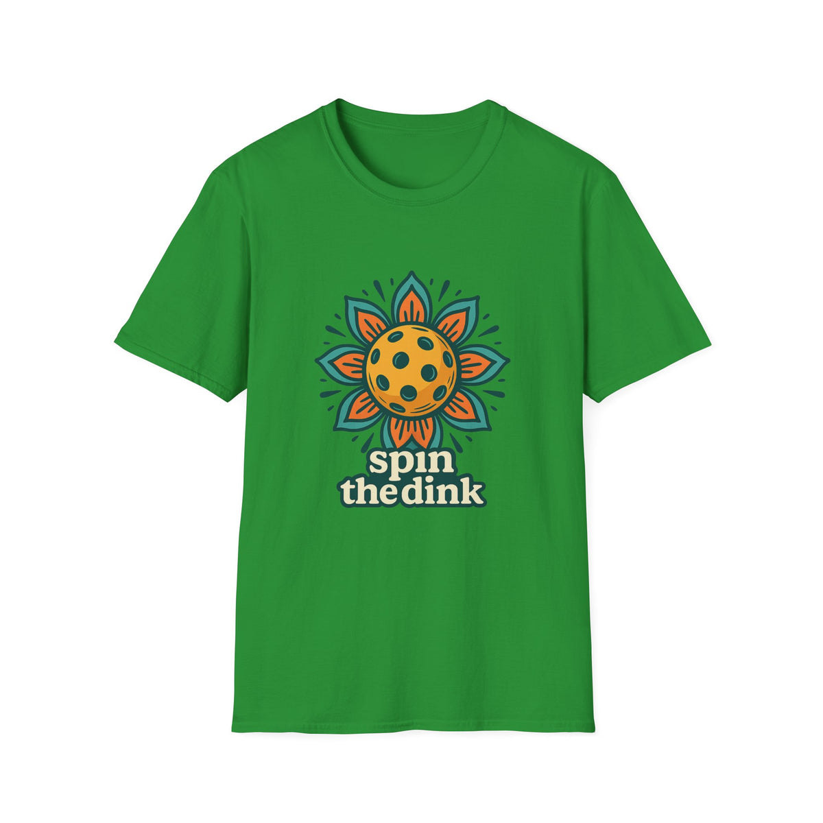 T-Shirt — 'Spin the Dink' Sunflower Paddle Tennis Graphic Tee - Trending Now - August 2026