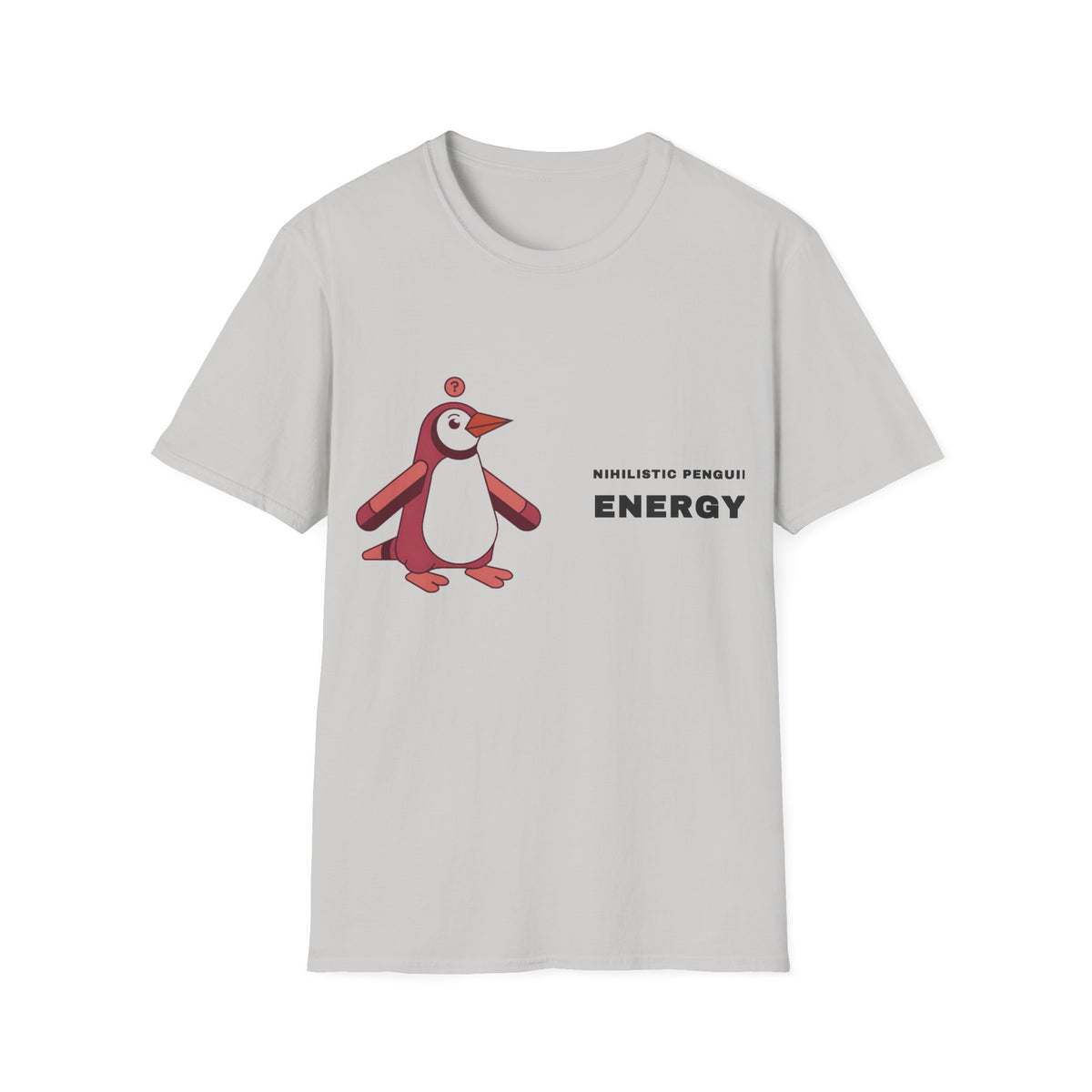 Penguin Energy Graphic T-Shirt — Cute Minimal Chest Pocket Penguin Tee - Trending Now - September 2026